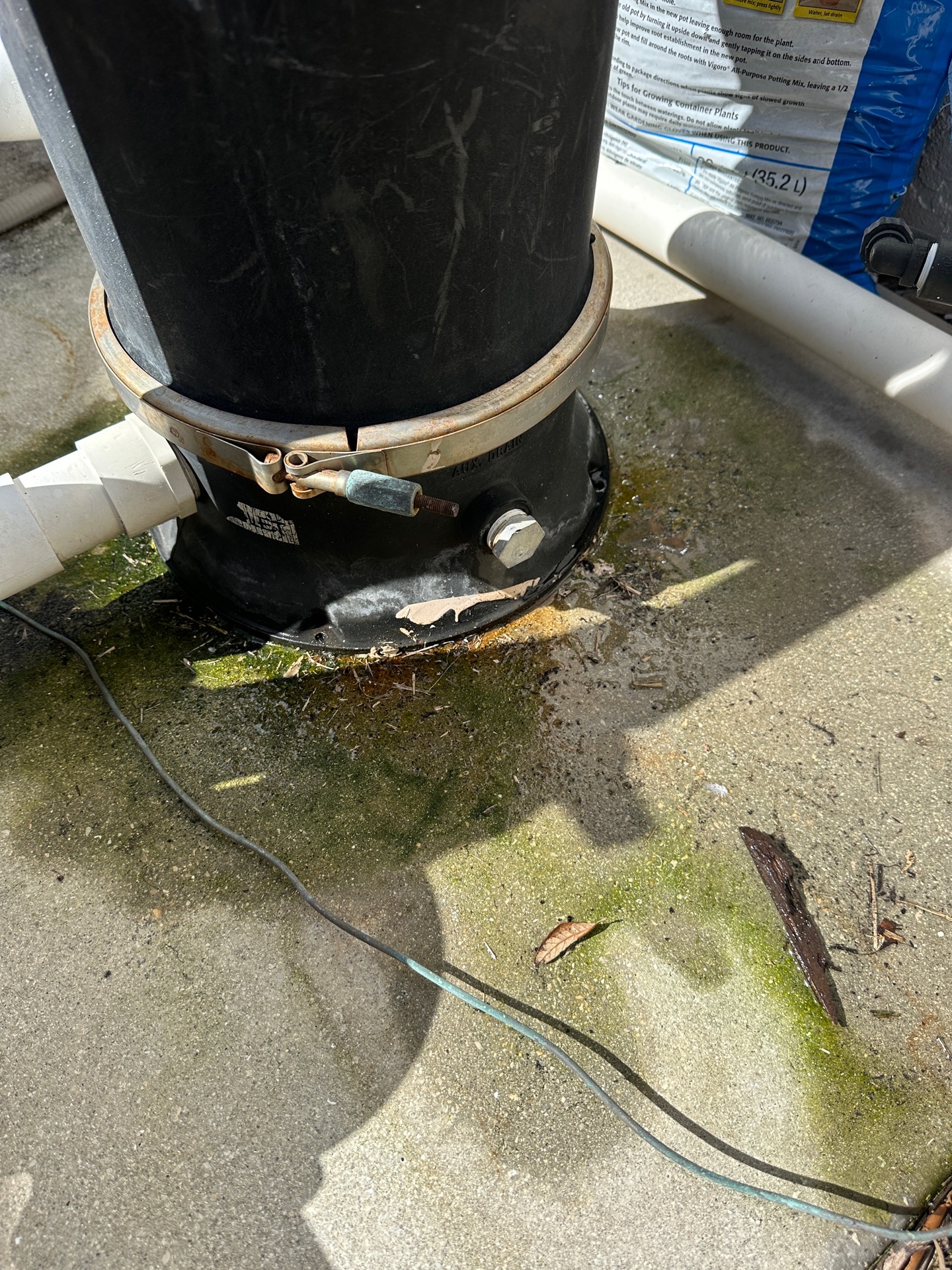 Pool Filter Leaking